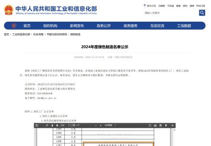 践行低碳之路！海德威获评2024年度「国家绿色工厂」